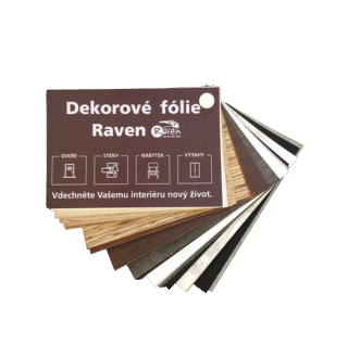 Vzorník Dekorových fólií Raven