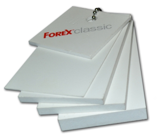 Bílá pěněná deska Forex 100x200cm, tl.4mm