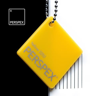 Perspex® litý - opál, žlutá 2252, 152x203cm, tl.3mm
