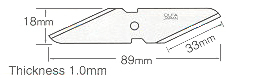Náhradní čepel CKB-1