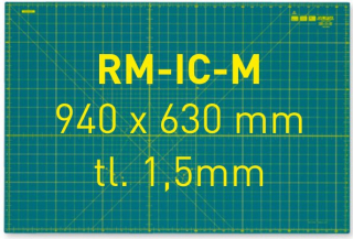 Zelená podložka RM-IC-M, 940 x 630 x 1,5mm